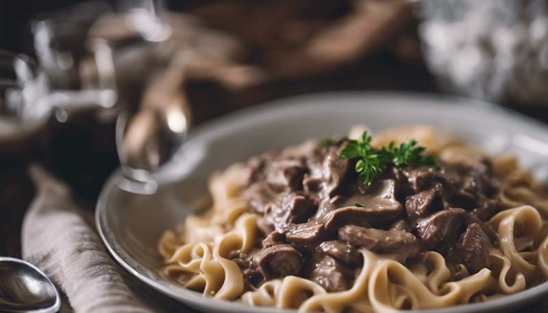 Beef Stroganoff Bliss: A Classic Russian Recipe for Cozy Nights